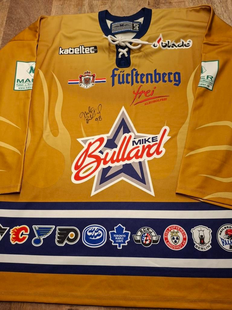 IJshockey shirt Schwenninger Wild Wings gesigneerd, Sport en Fitness, IJshockey, Ophalen of Verzenden, Zo goed als nieuw, Kleding