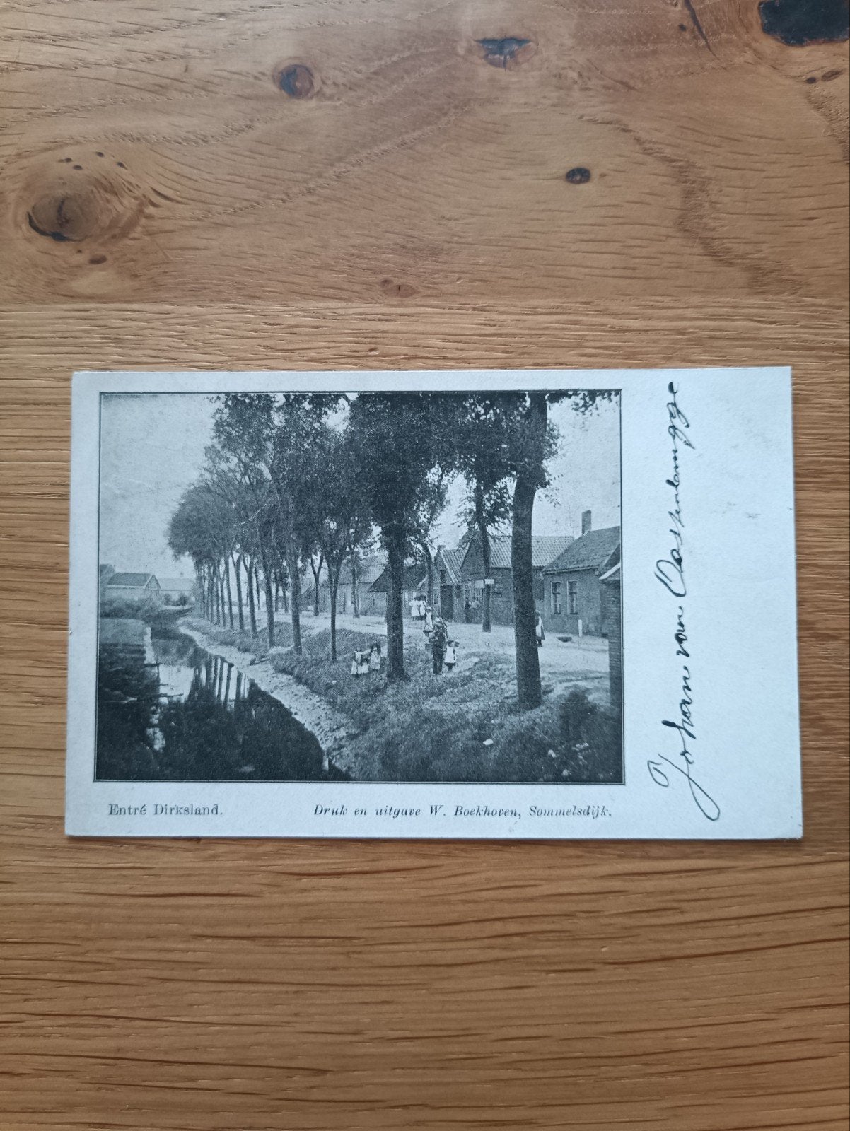Entree Dirksland, Ophalen of Verzenden, Voor 1920, Gelopen, Zuid-Holland