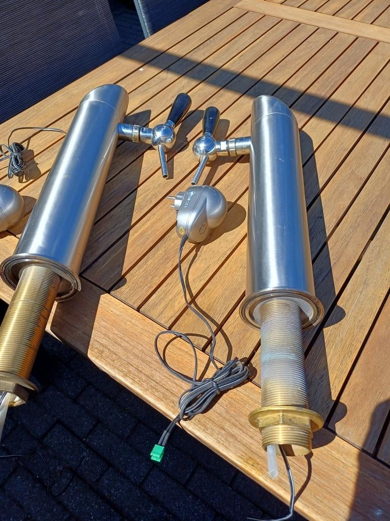 bier gulpener 2 zuilen gulpener met verlichting, Ophalen of Verzenden, Zo goed als nieuw, Reclamebord, Plaat of Schild, Gulpener