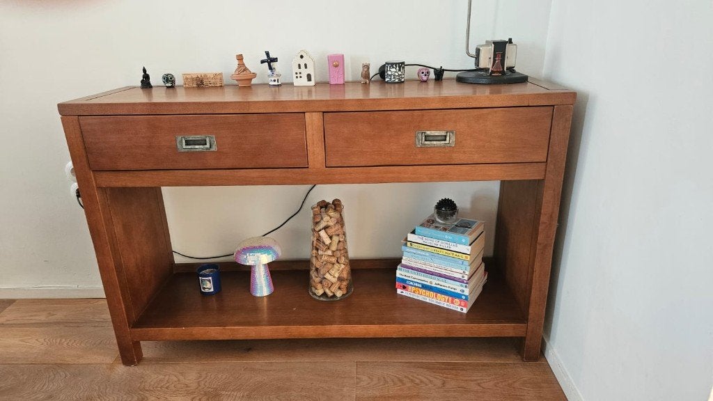 Console-/Bijzettafel - Console table, Huis en Inrichting, Ophalen, Gebruikt, 100 tot 150 cm, Grenenhout