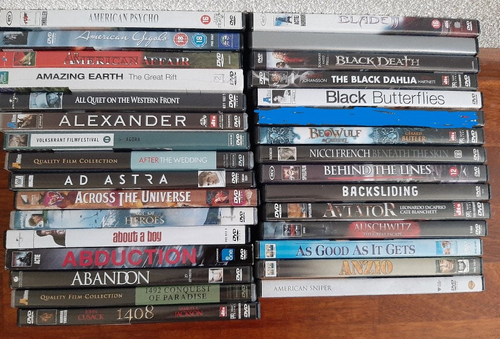 Verzameling 350 dvd's met o.a. Agora en Triumph des Willens, Vanaf 12 jaar, Ophalen of Verzenden, Gebruikt