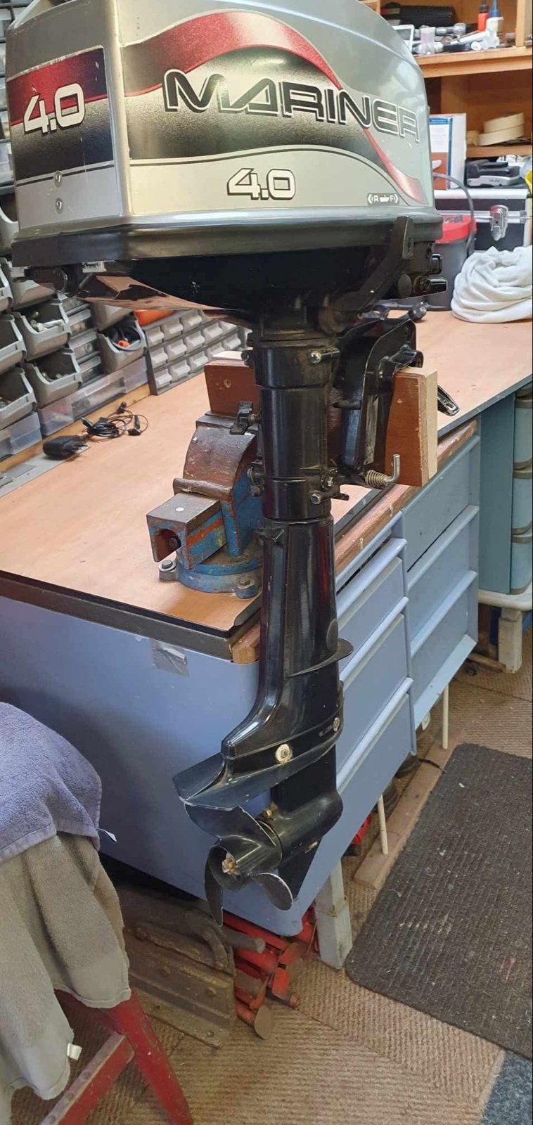 Mariner 4.0 PK Buitenboordmotor - Perfect voor uw boot!, Ophalen, Gebruikt, Motor en Techniek