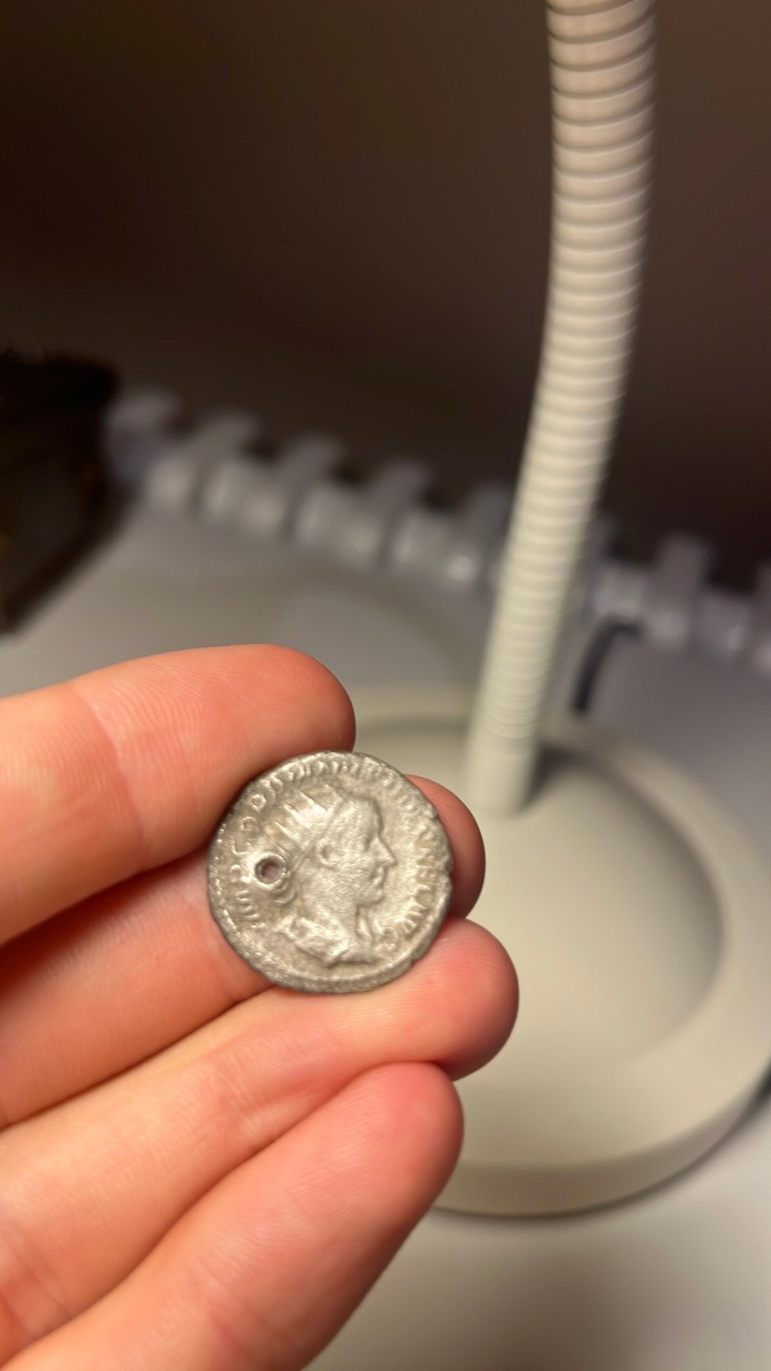 Denarius Gordianus III, Ophalen of Verzenden, Italië, Losse munt, Zilver