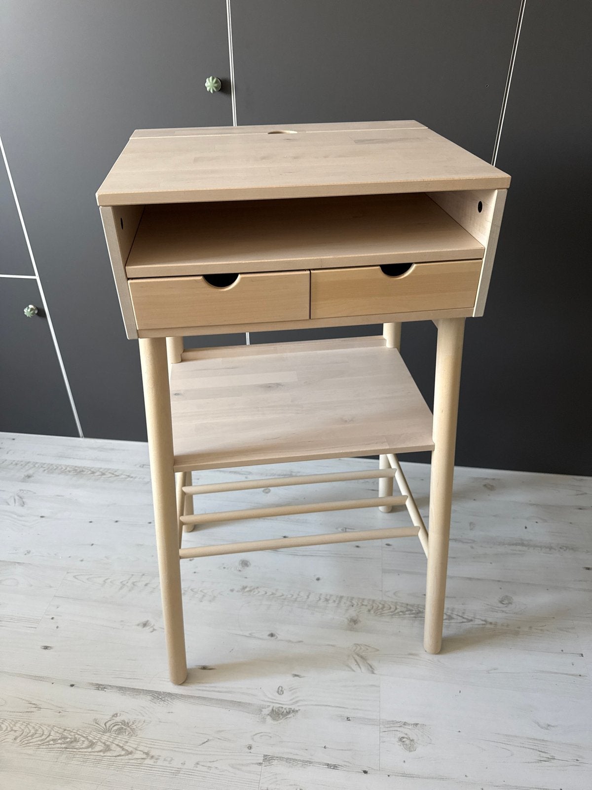 Ikea Knotten Stabureau met lades en opbergruimte, Huis en Inrichting, Bureaus, Ophalen, Zo goed als nieuw, Overige merken, Stabureau
