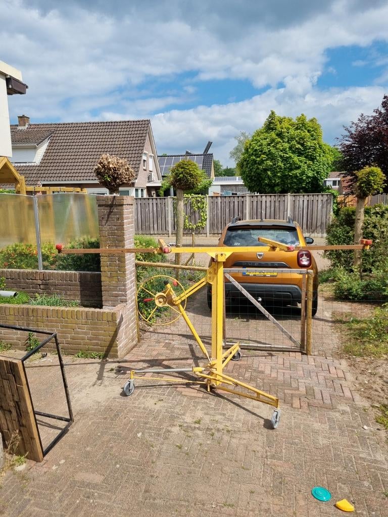 Gipsplatenlift / Platenlift - Handig voor klussen!, Doe-het-zelf en Verbouw, Ophalen, Gebruikt