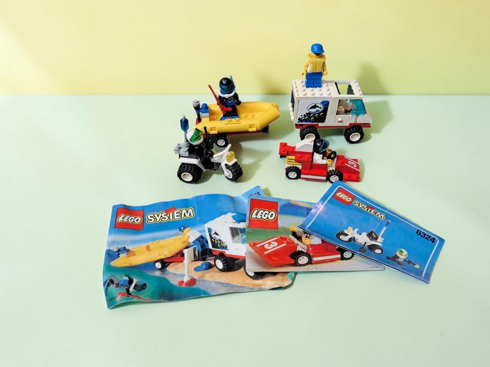 3 complete LEGO sets: 6324, 6509, 6556 met boekjes, Gebruikt, Lego, Ophalen of Verzenden, Compleet