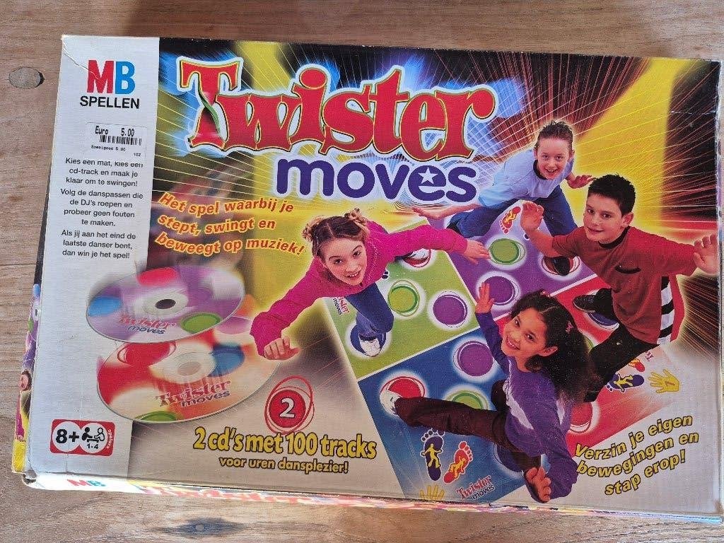 Twister, Een of twee spelers, Ophalen of Verzenden, Gebruikt, MB Spellen