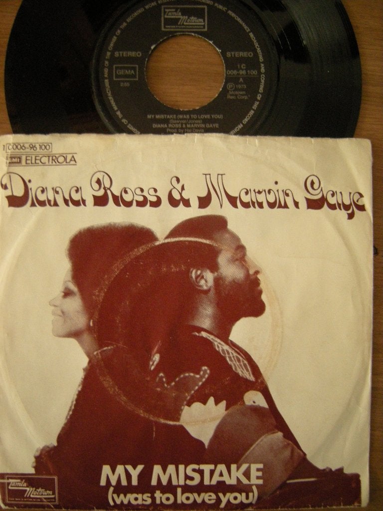 Diana Ross & Marvin Gaye (My Mistake), Gebruikt, 7 inch, Ophalen of Verzenden, R&B en Soul