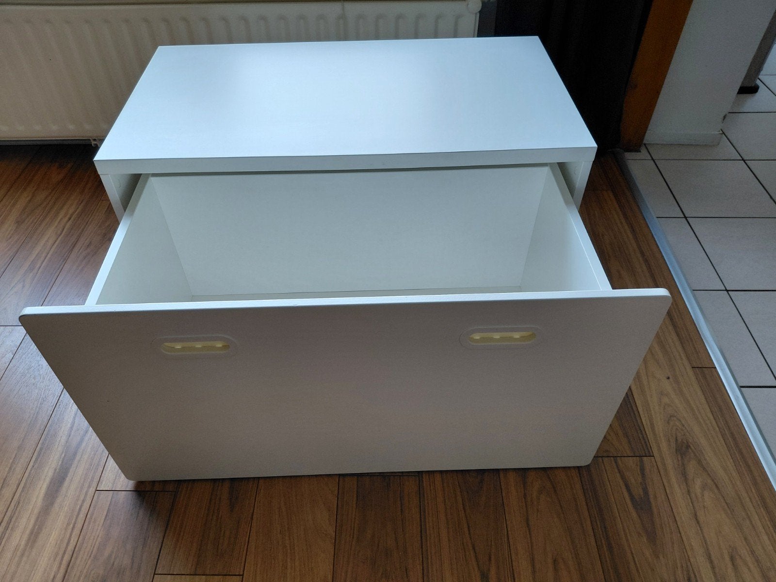 IKEA Fritids Opbergbank - Wit, Huis en Inrichting, Woonaccessoires | Kisten, Ophalen, Overige materialen, 50 tot 100 cm, Zo goed als nieuw