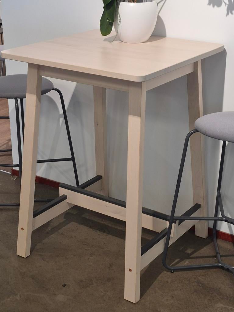 Hoge vierkante tafel - 73,5x73,5x102 cm, Huis en Inrichting, Ophalen, Gebruikt, 50 tot 100 cm, Vierkant