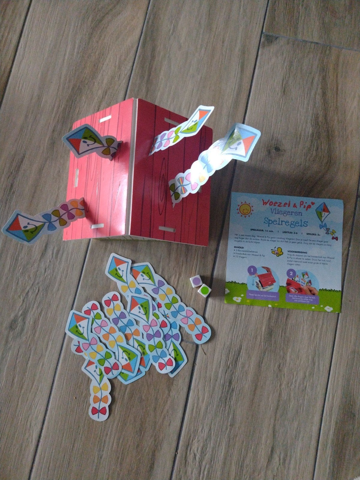 Spel vliegeren Woezel en Pip, Hobby en Vrije tijd, Ophalen of Verzenden