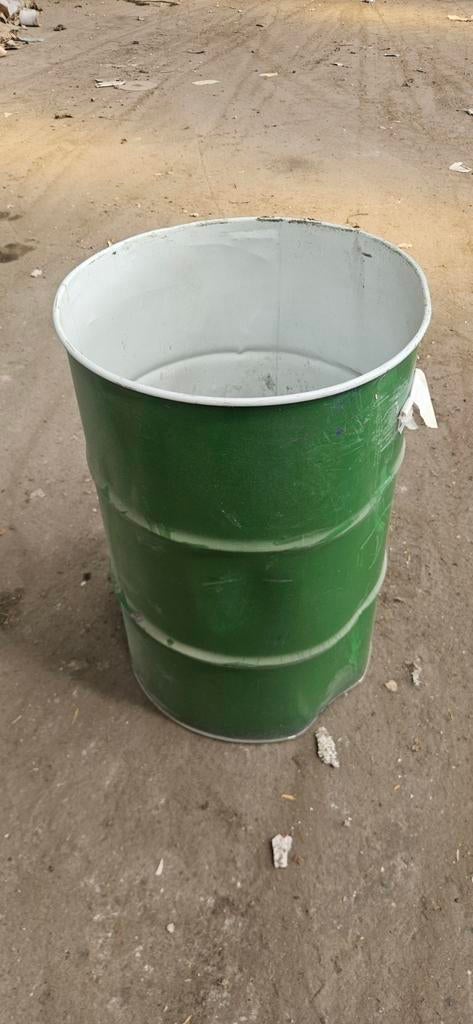 200 Liter dekselvaten, vuurkorf, stookton, olievat, vuurton, Tuin en Terras, Ophalen, Gebruikt, Vuurton