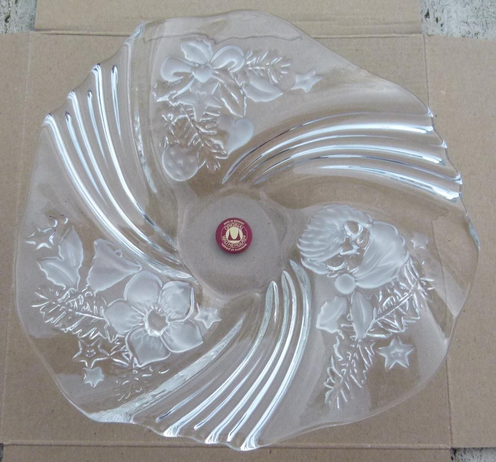 Nieuw Walther Glas Serveer schaal Christmas Season, Nieuw, Ophalen of Verzenden, Overige stijlen, Glas
