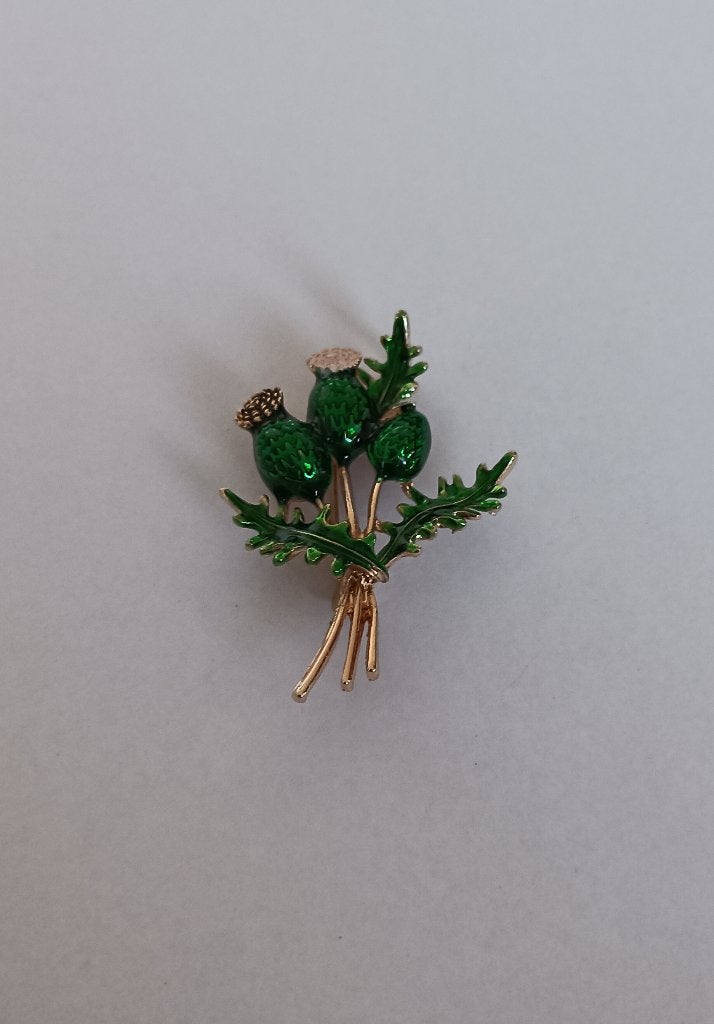 Distels broche, Overige materialen, 4 tot 7 cm, Overige kleuren, Nieuw