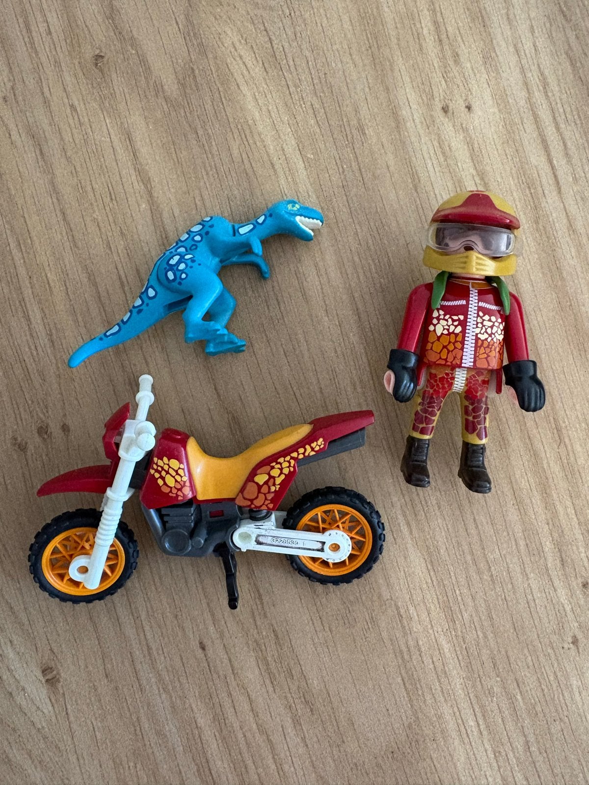 Playmobil motorcrosser met raptor 9431, Ophalen of Verzenden, Gebruikt