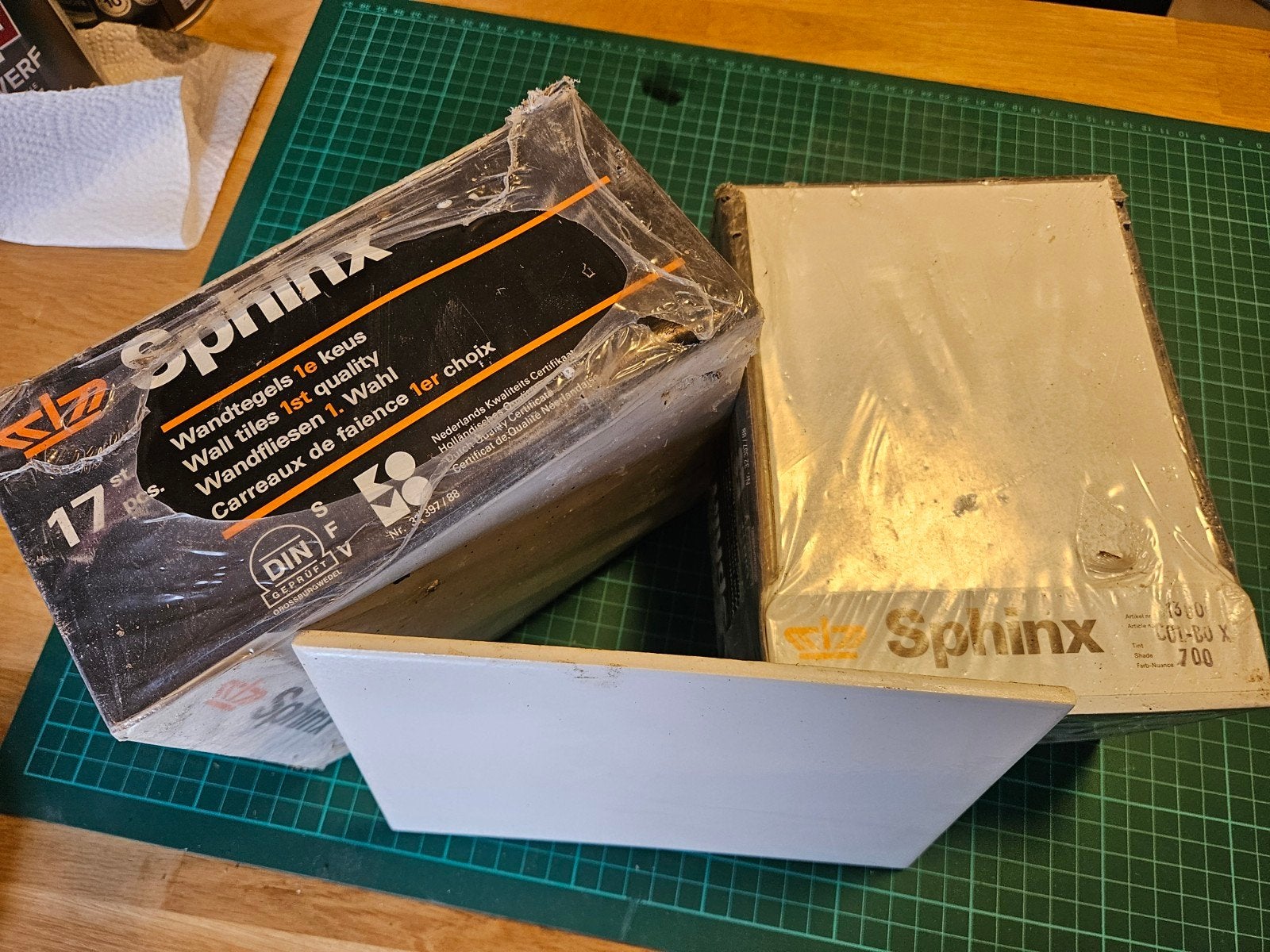 34 Sphinx wandtegels 15x20 cm - Wit (1e keus), Doe-het-zelf en Verbouw, Tegels, Ophalen, Nieuw, Minder dan 20 cm, 20 tot 40 cm