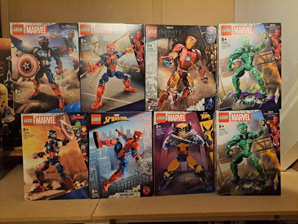 LEGO Marvel Super Heroes bouwbare figuren (8 stuks) *NIEUW*, Ophalen of Verzenden, Nieuw, Overige merken