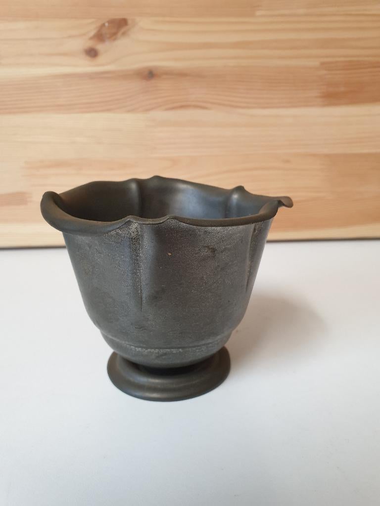 Antieke Tinnen Beker / Bakje, Ophalen of Verzenden