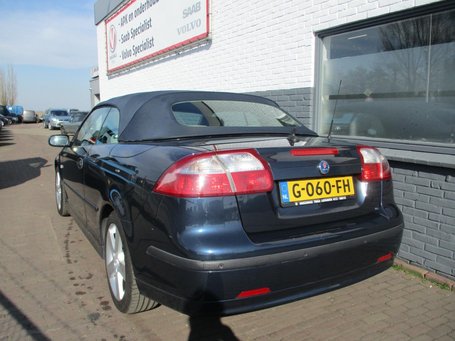 Saab 9-3 Cabrio 1.8t Linear, Auto's, Voorwielaandrijving, 1998 cc, Gebruikt, Leder