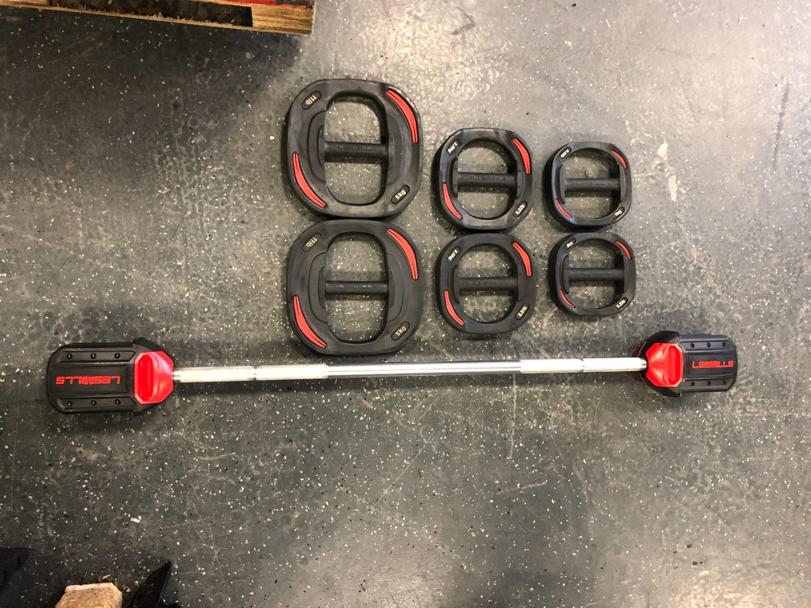 Les mills smartbar stang  met schijven, Gebruikt, Ophalen of Verzenden, Les mills, Smart bar met schijven