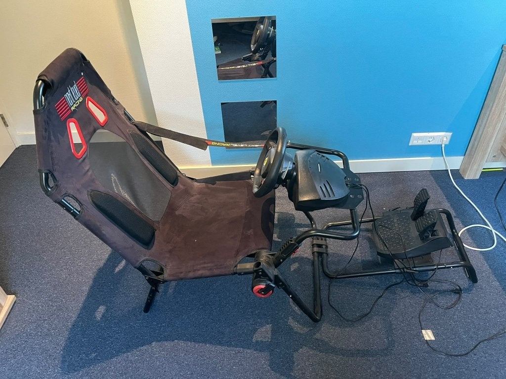Ferrari Game race stoel met Thrustmaster T80, Spelcomputers en Games, Verzenden, Gebruikt, Playseat of Racestoel, PlayStation 4