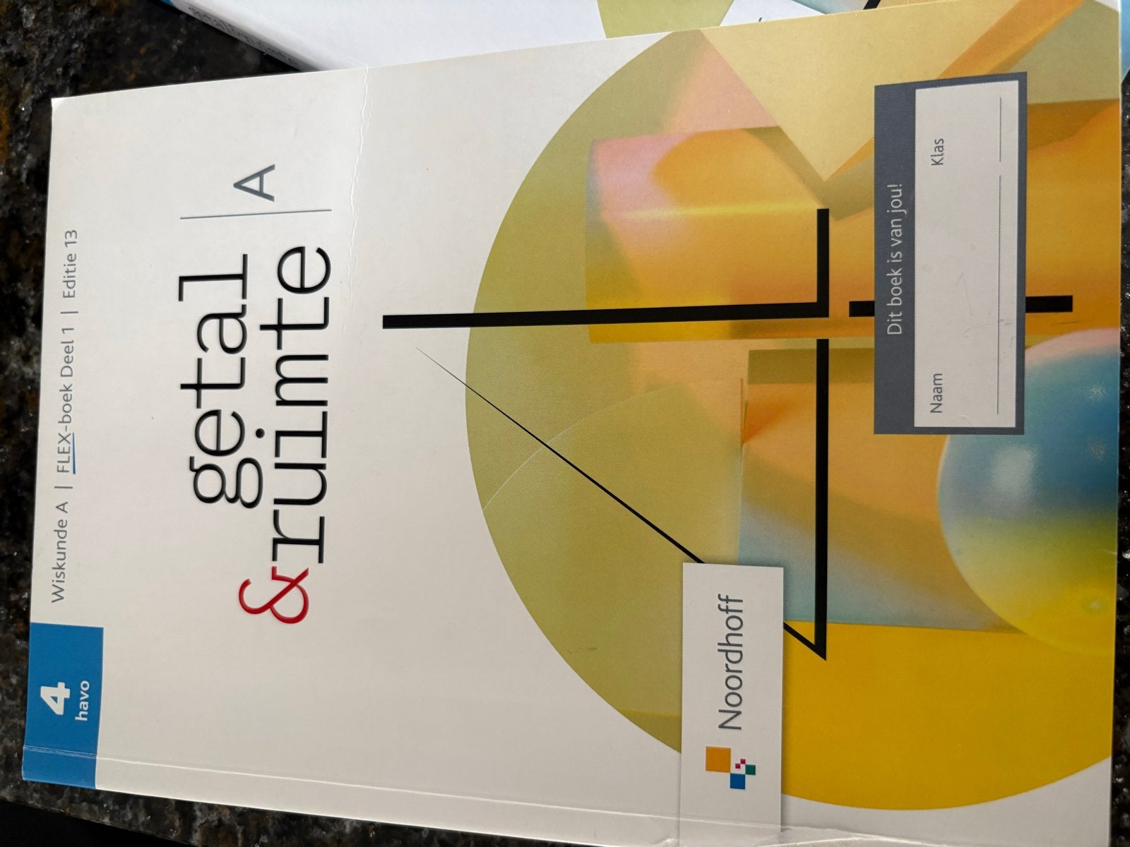 Getal & Ruimte A Wiskunde HAVO 4 FLEX-boek Deel 1, 2 & 3, Boeken, Ophalen of Verzenden, Nieuw, HAVO, Wiskunde A