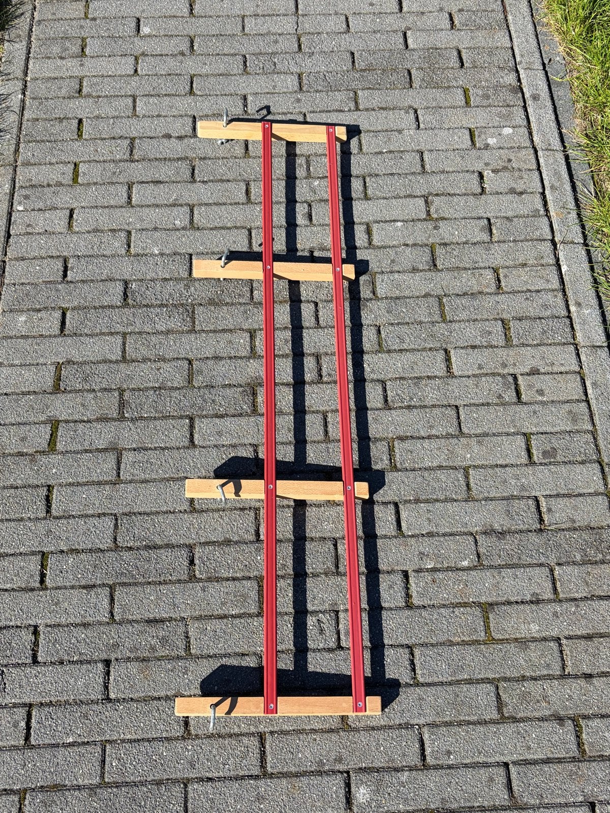 Rugleuning voor houten slee, Ophalen, Rugleuning, Gebruikt, Hout