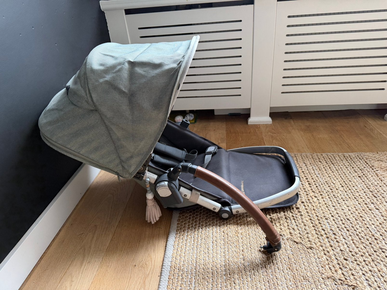 UPPAbaby Vista V2 peuterzitje compleet met zonnekap & beugel, Ophalen of Verzenden, Zo goed als nieuw, Overige merken, Zonnekap