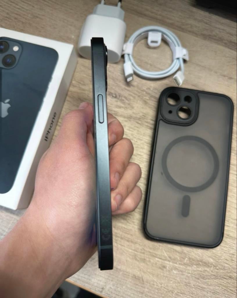 iPhone 13 256 GB Middernacht, 256 GB, Gebruikt, Verzenden, Zwart