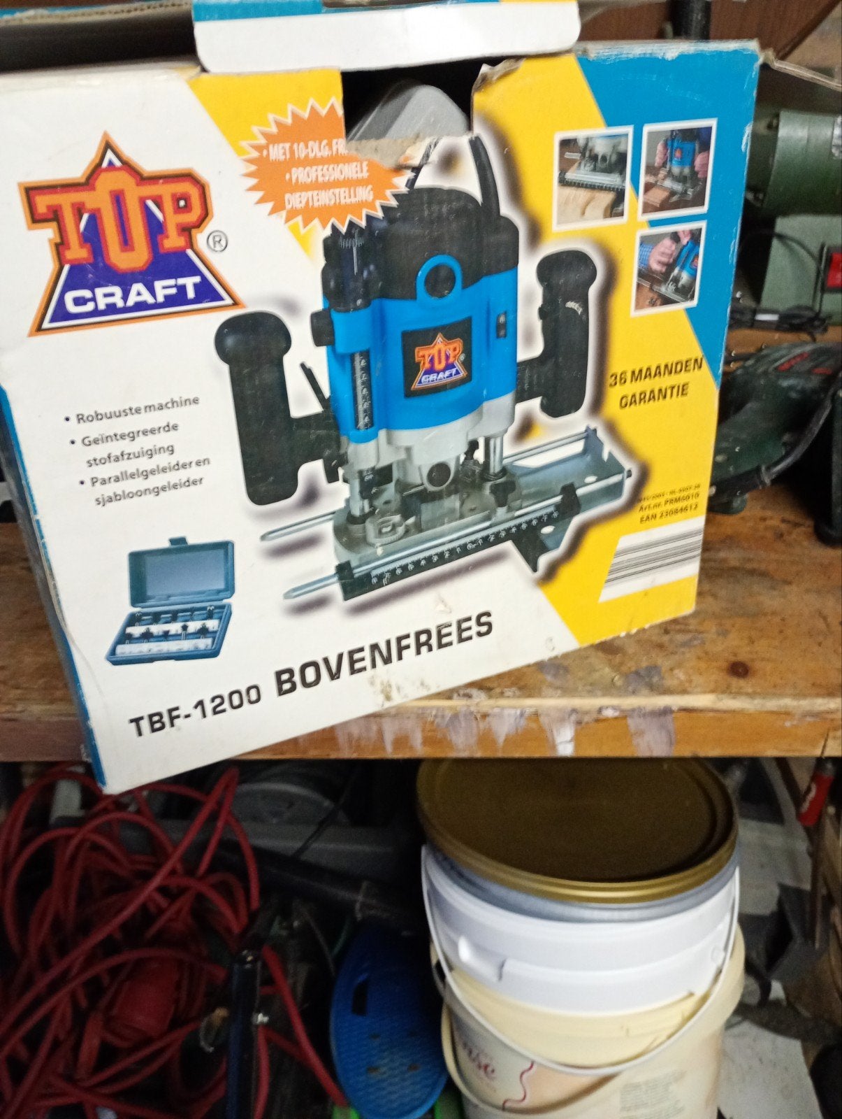 TUP CRAFT TBF-1200 Bovenfrees - Zo goed als nieuw, Ophalen of Verzenden, Zo goed als nieuw, Elektrisch, Bovenfrees