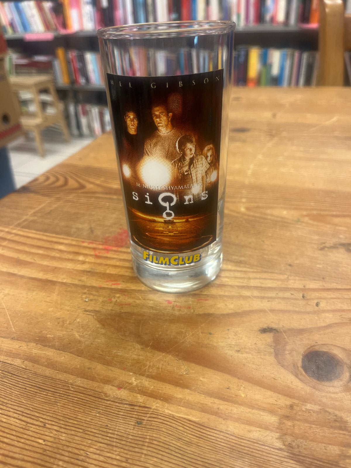 Signs Filmclub shotglas - Mel Gibson, Meerkleurig, Verzenden, Overige stijlen, Zo goed als nieuw