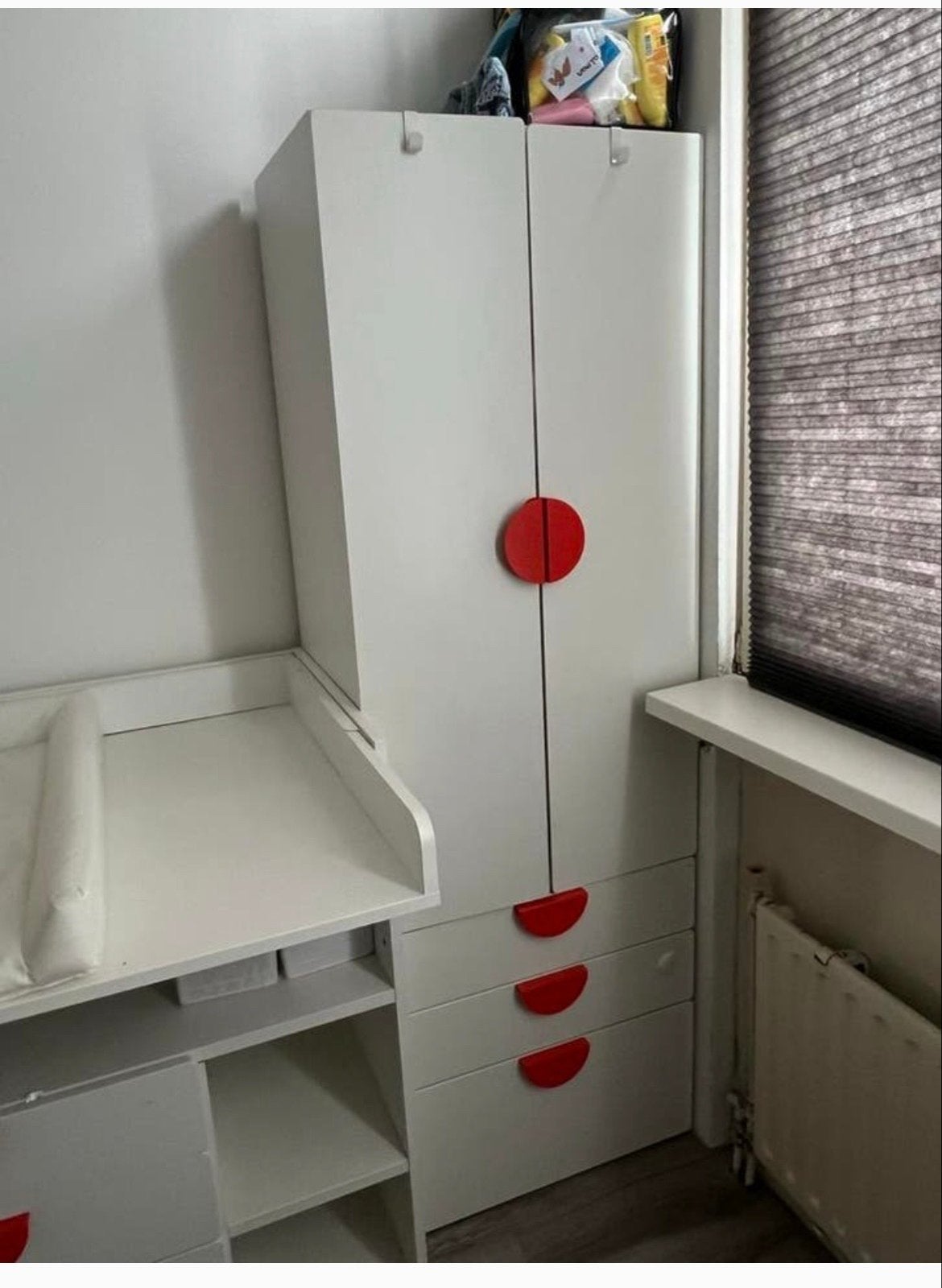 Commode met lades en kledingkast, Ophalen, Gebruikt, 50 tot 70 cm, 100 cm of meer