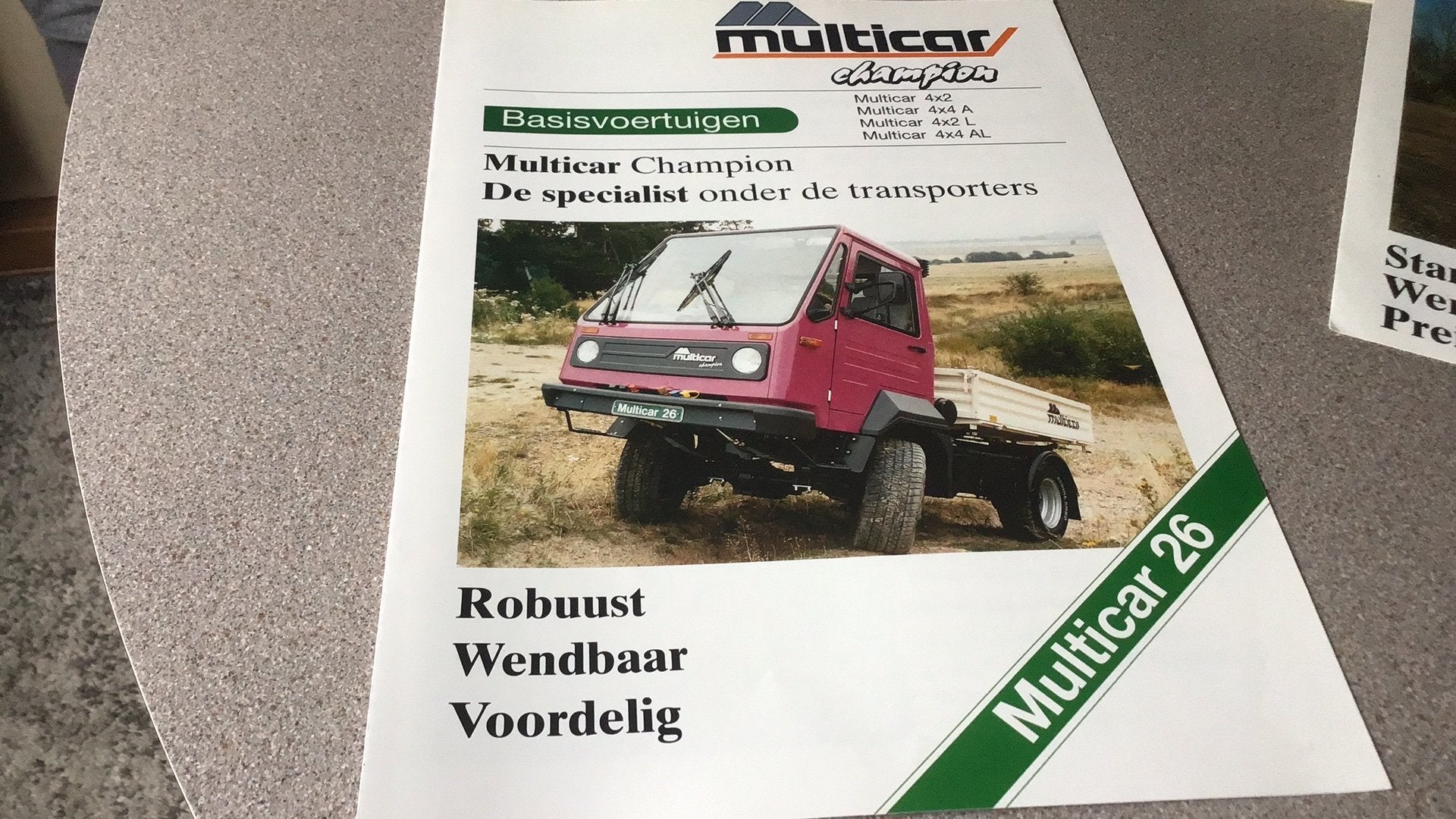 Multicar 2 blz, Ophalen of Verzenden, Zo goed als nieuw