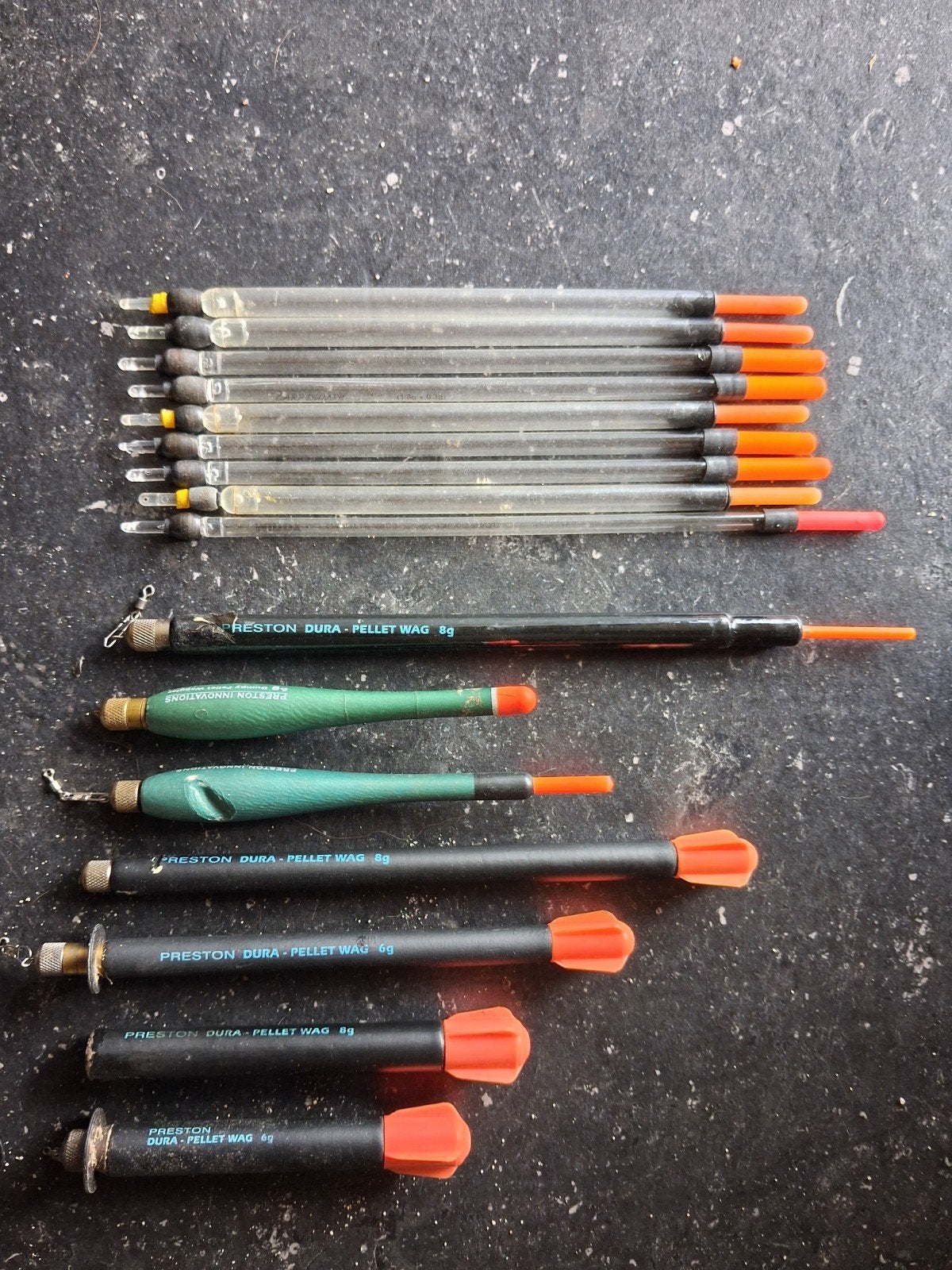 Set van 15 dobbers voor het vissen, Ophalen of Verzenden, Dobber of Lood