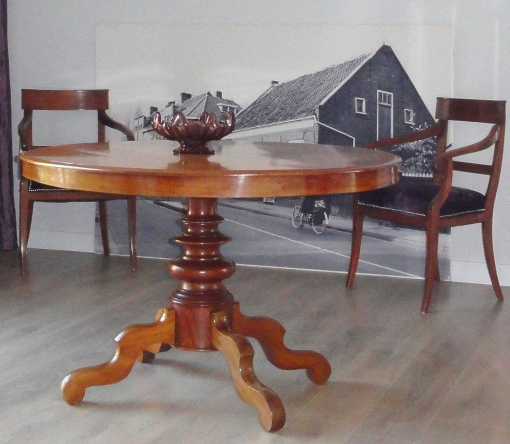Biedermeier eettafel, Antiek en Kunst, Antiek | Meubels | Tafels, Ophalen