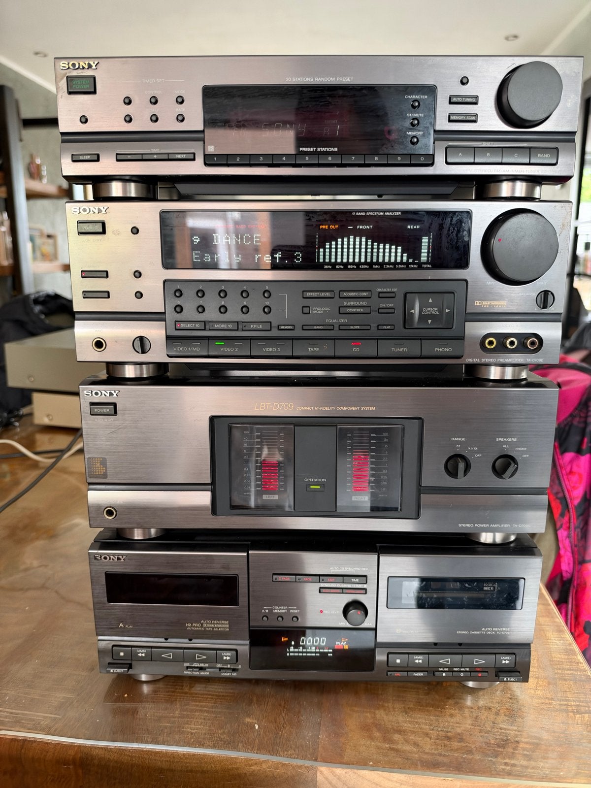 Sony LBT-D709 Hifi Set - Vintage Stereo Installatie, Gebruikt, Cassettedeck, Sony, Losse componenten