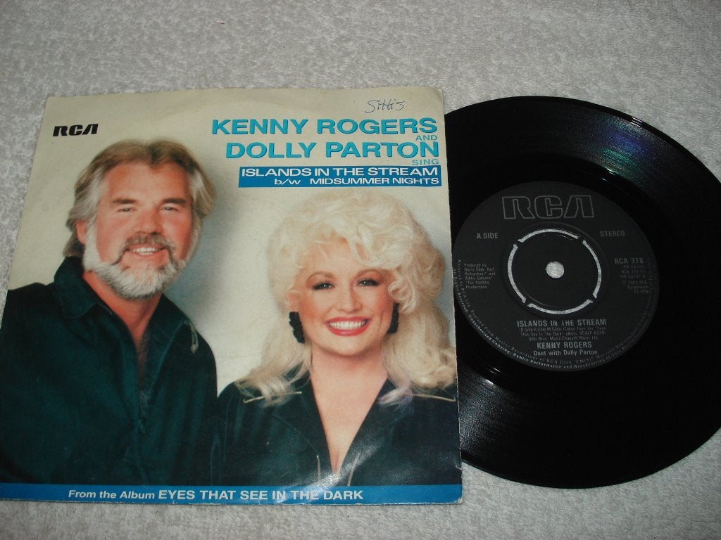 Dolly Parton     Islands in the Stream  UK   Orgineel, Cd's en Dvd's, Vinyl Singles, Fotohoes, Ophalen of Verzenden, Zo goed als nieuw
