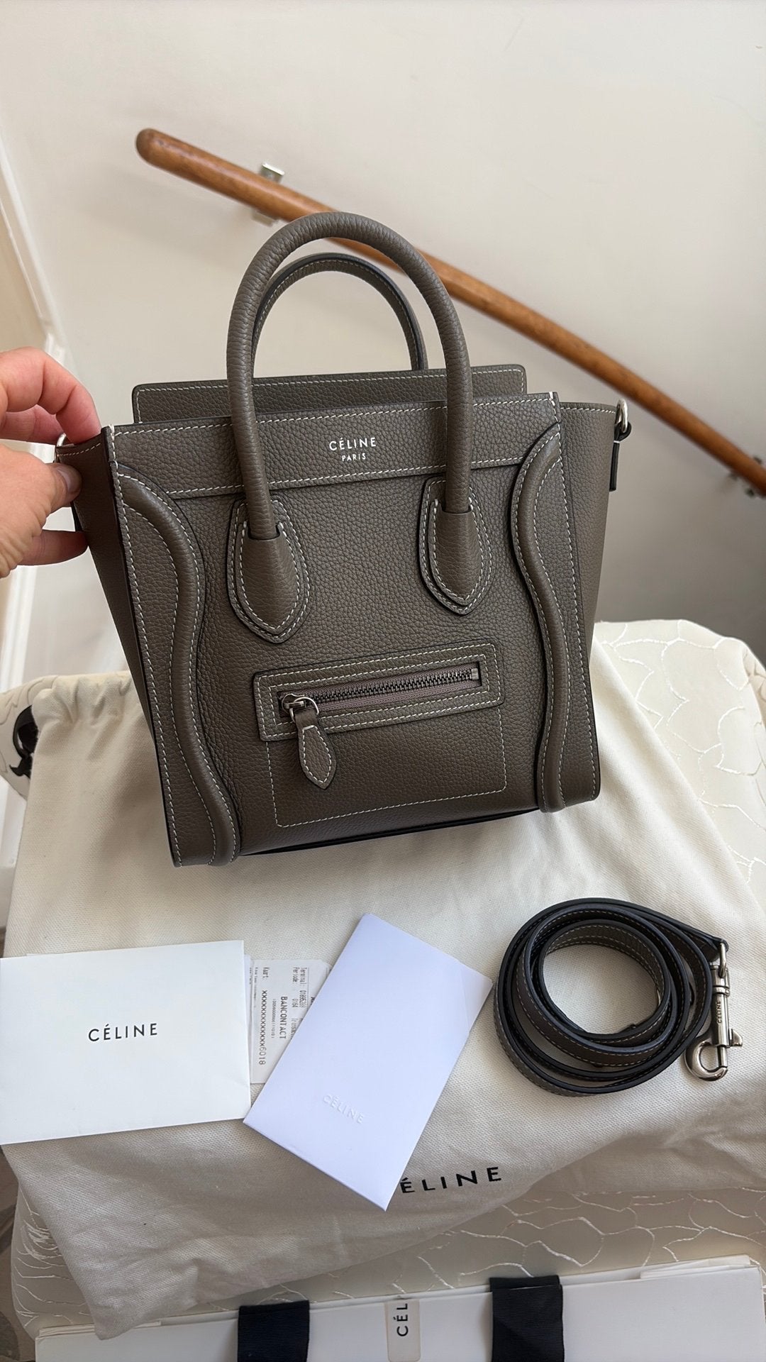 Celine luggage tas van Phoebe Philo nieuwe, Ophalen of Verzenden, Zo goed als nieuw, Zwart, Handtas