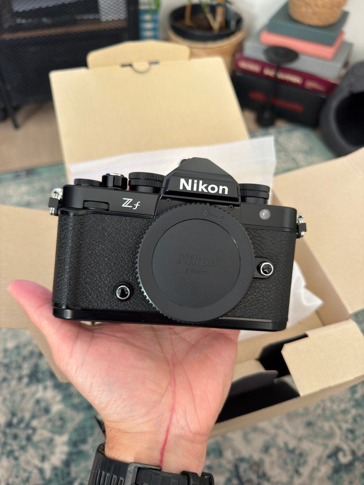 Nikon Z f systeemcamera Body (Zwart) (New), Audio, Tv en Foto, Fotocamera's Analoog, Ophalen, Nieuw, Spiegelreflex, Nikon