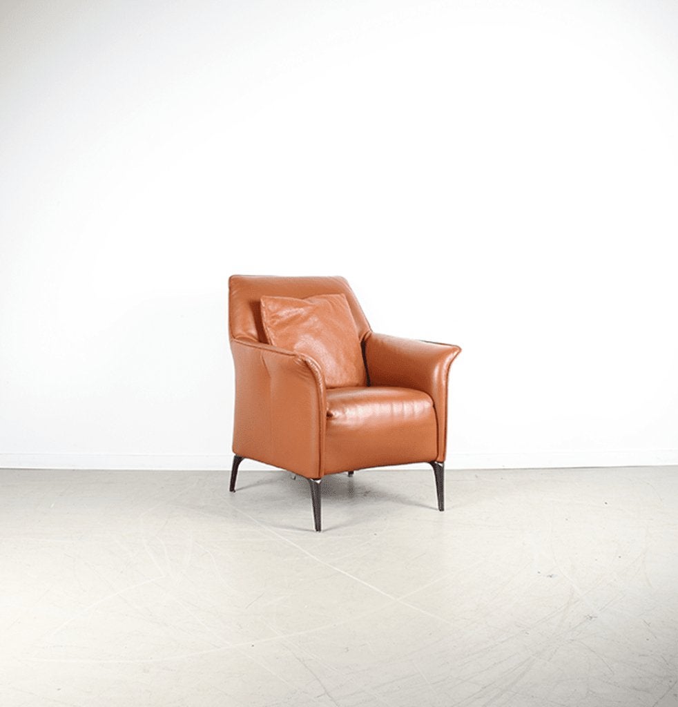 Leolux Mayuro Fauteuil Cognac Leer, Niet ingevuld, Zo goed als nieuw, Niet ingevuld, Niet ingevuld