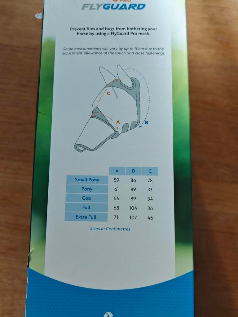 Fly guard fine mesh vliegenmasker xs pony en pony, Eu, Eu, Nieuw, Ophalen of Verzenden
