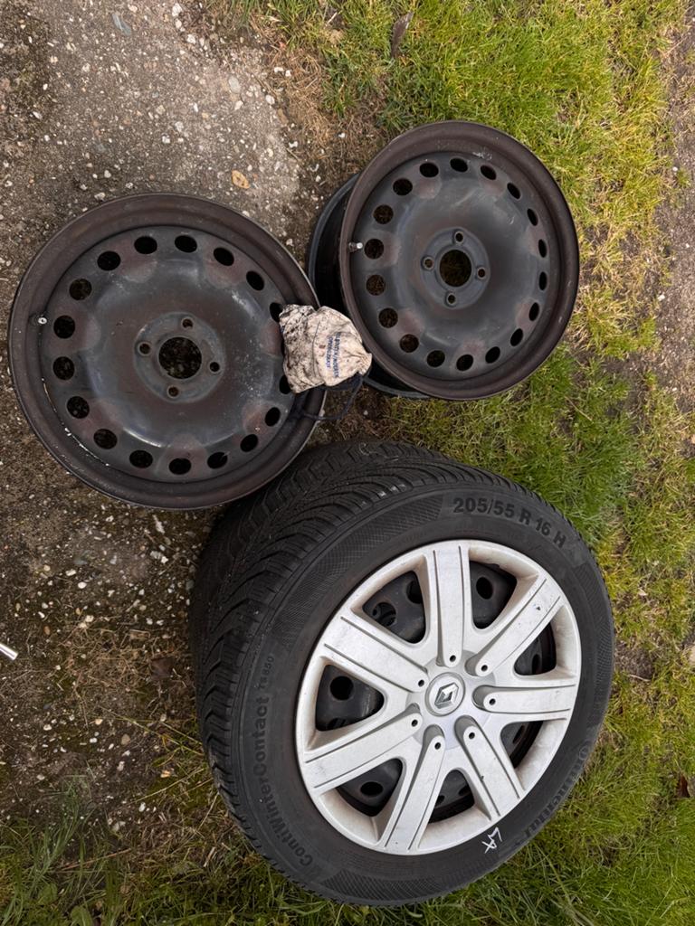 Velgen en banden renault, Gebruikt, 16 inch, Band(en), Personenwagen