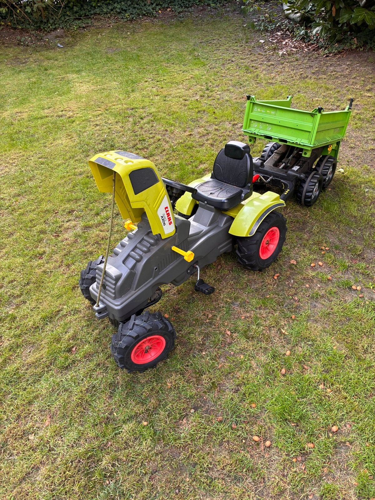 Claas Axion 950 traptractor met aanhanger, Ophalen, Gebruikt, Trapvoertuig