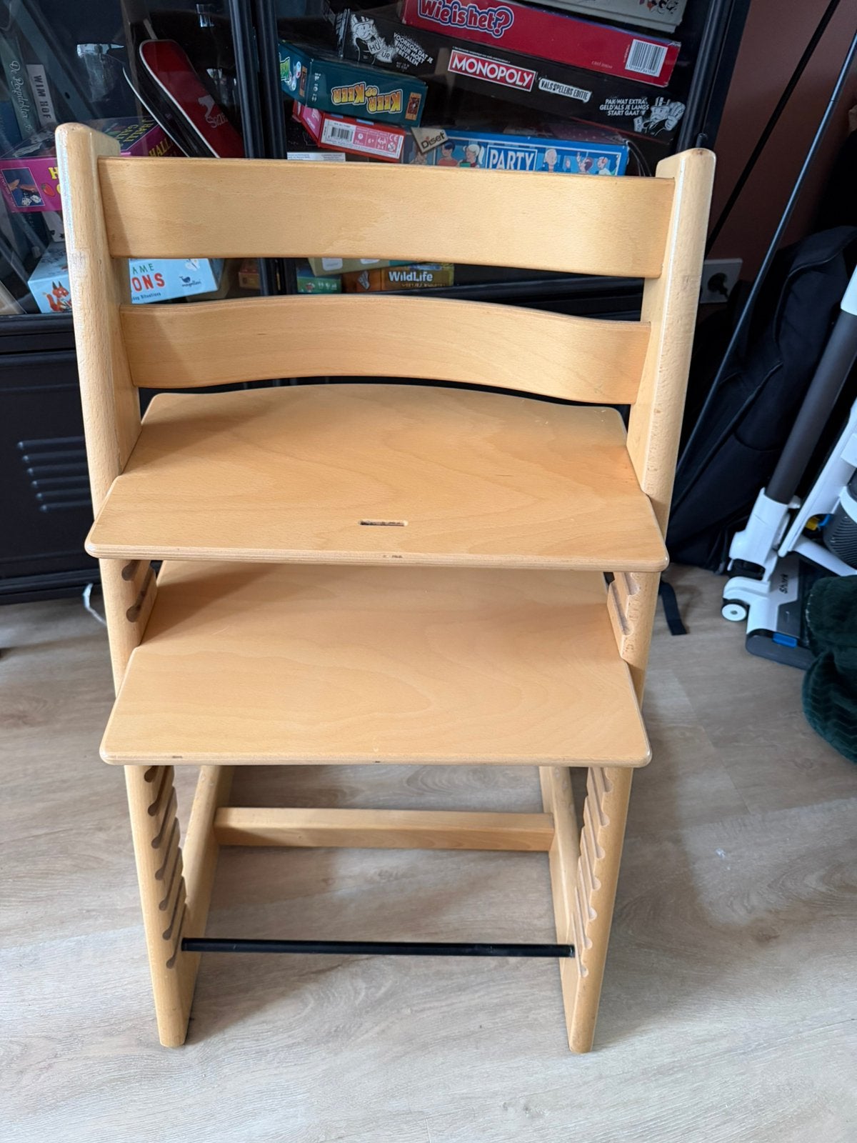 Stokke Tripp Trapp Naturel Nieuw model, Ophalen, Zo goed als nieuw, Meegroeistoel