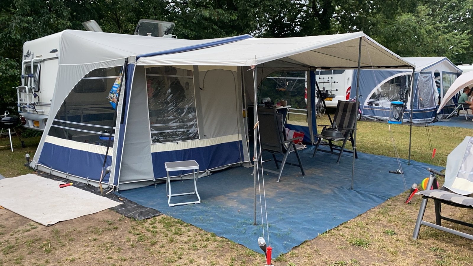 Isabella Fan Plus voortent met luifel G18, Caravans en Kamperen, Ophalen, Gebruikt, Isabella