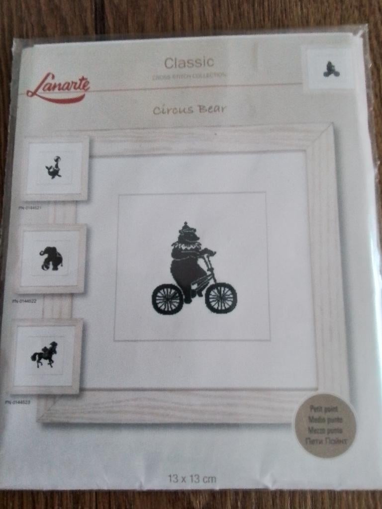 3 leuke borduurpakketjes van lanarte, classic, 3 voor 20,00, Ophalen of Verzenden, Zo goed als nieuw, Handborduren, Borduurpakket