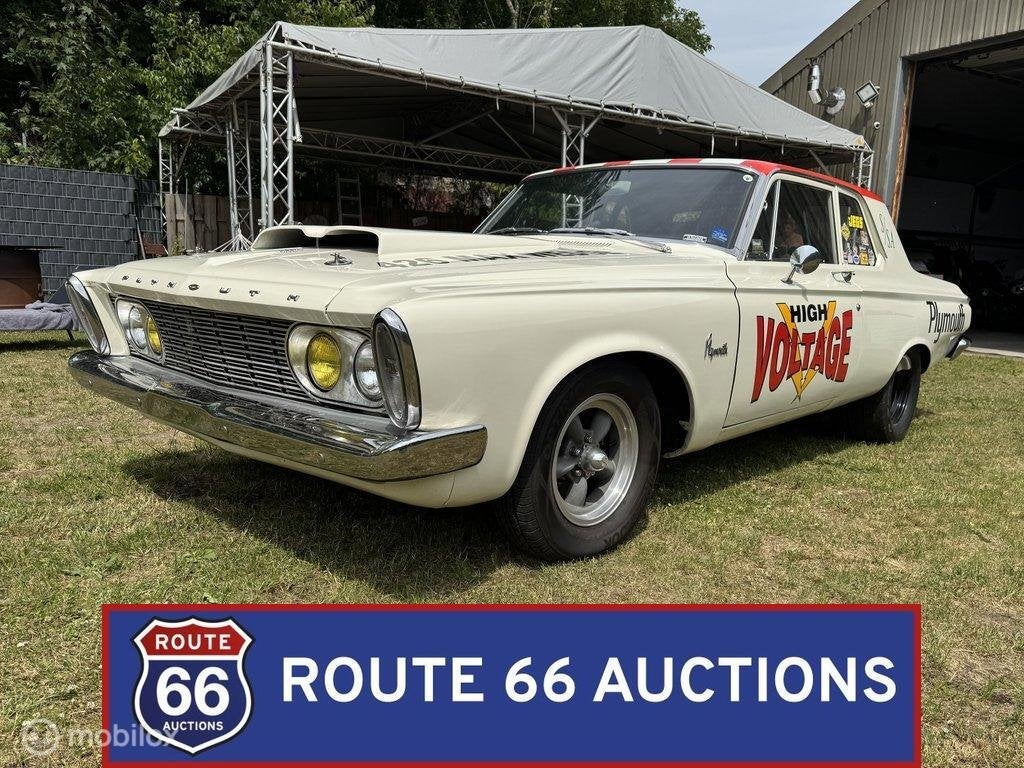 Plymouth Savoy | 1963 | Route 66 Auctions, Overige carrosserieën, Zwart, Handgeschakeld, Plymouth