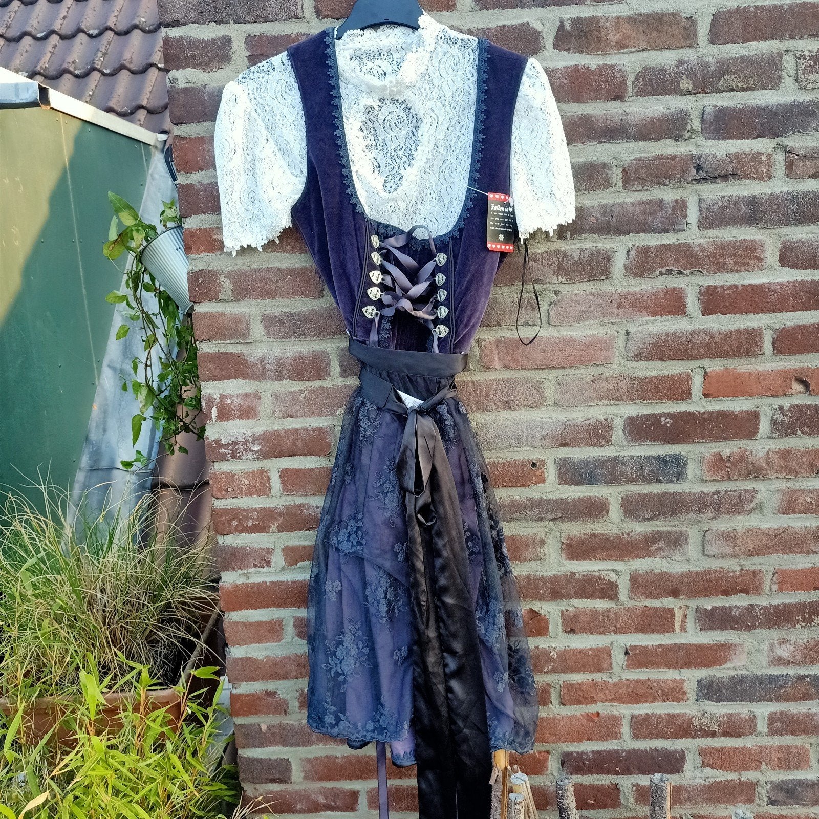 Dirndl Bonprix, Overige typen, Bonprix, Paars, Maat 42/44 (L)