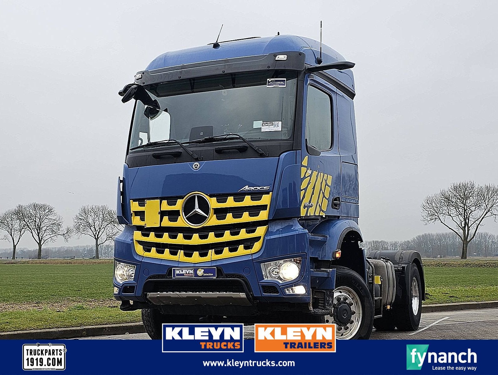 MERCEDES-BENZ AROCS 1843 4x4 allrad pto mp5, Auto's, Automaat, Stoelverwarming, Euro 6, Overige kleuren