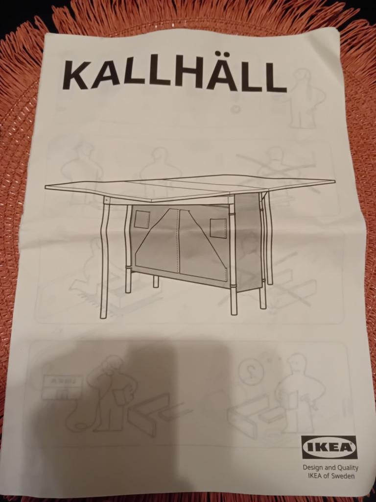 Ikea tafel (KALLHÄLL), Ophalen, Overige materialen, Zo goed als nieuw, IKEA